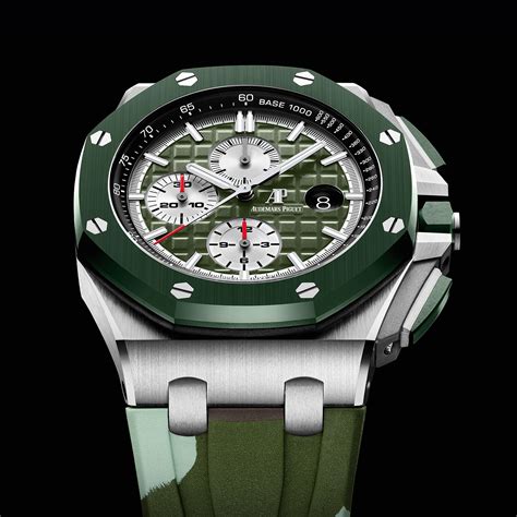 audemars piguet royal oak offshore green|audemars royal oak offshore price.